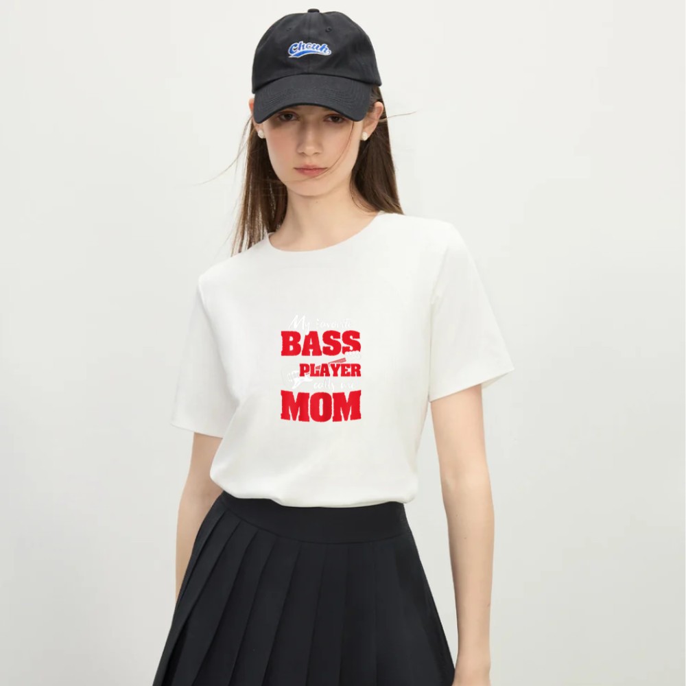 Womens Favorite Calls Me Mom Guitar Bass Player Shirt 5 - merchtourboutique Womens Favorite Calls Me Mom Guitar Bass Player Shirt - Image 3