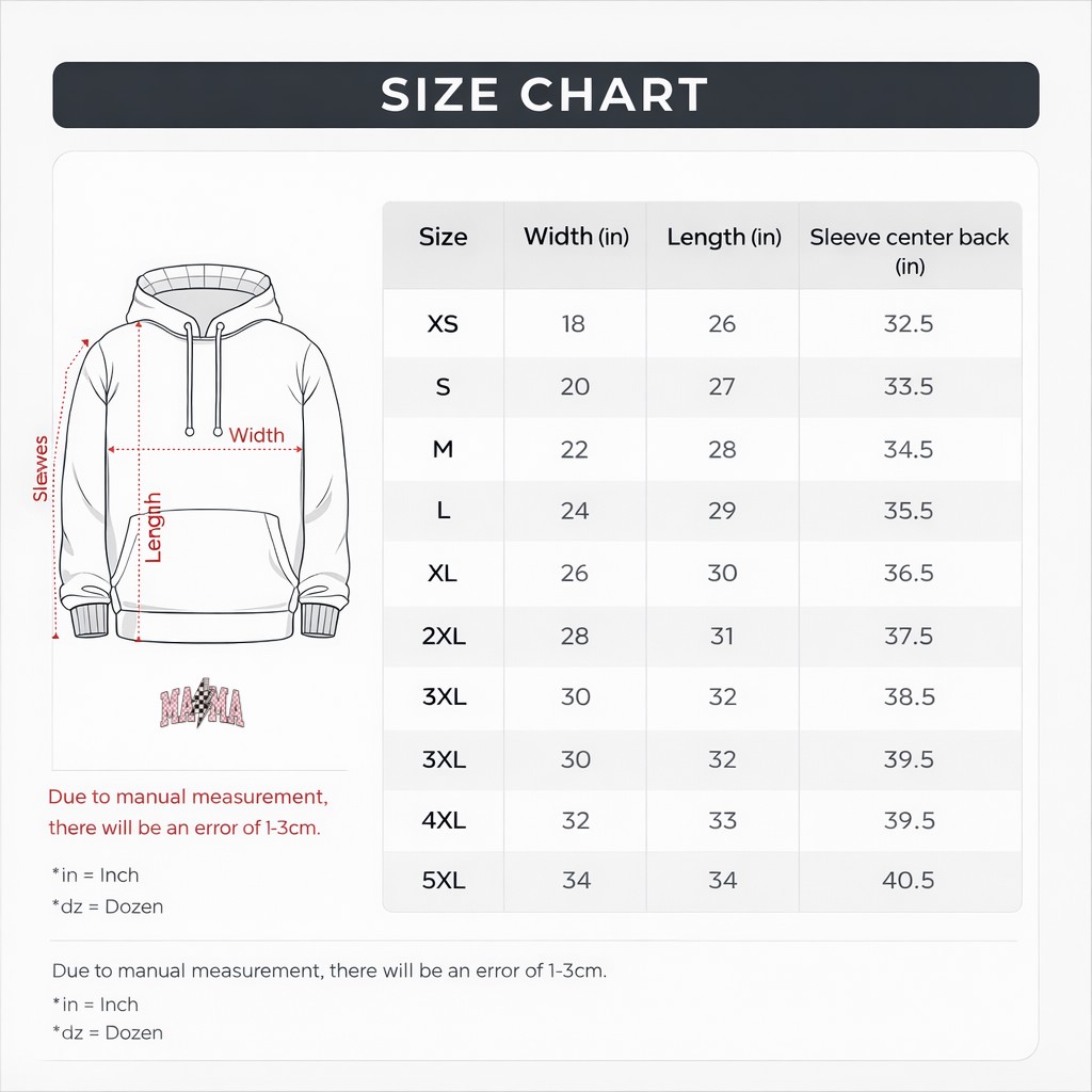 Women's Mama Lightning Checkered Varsity Mom Women Mother's Day Graphic Hoodie - Image 4