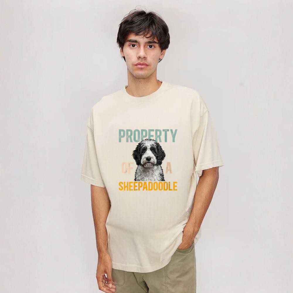 Women's Property of A Sheepadoodle Owner Sheepadoodle Lover Shirt