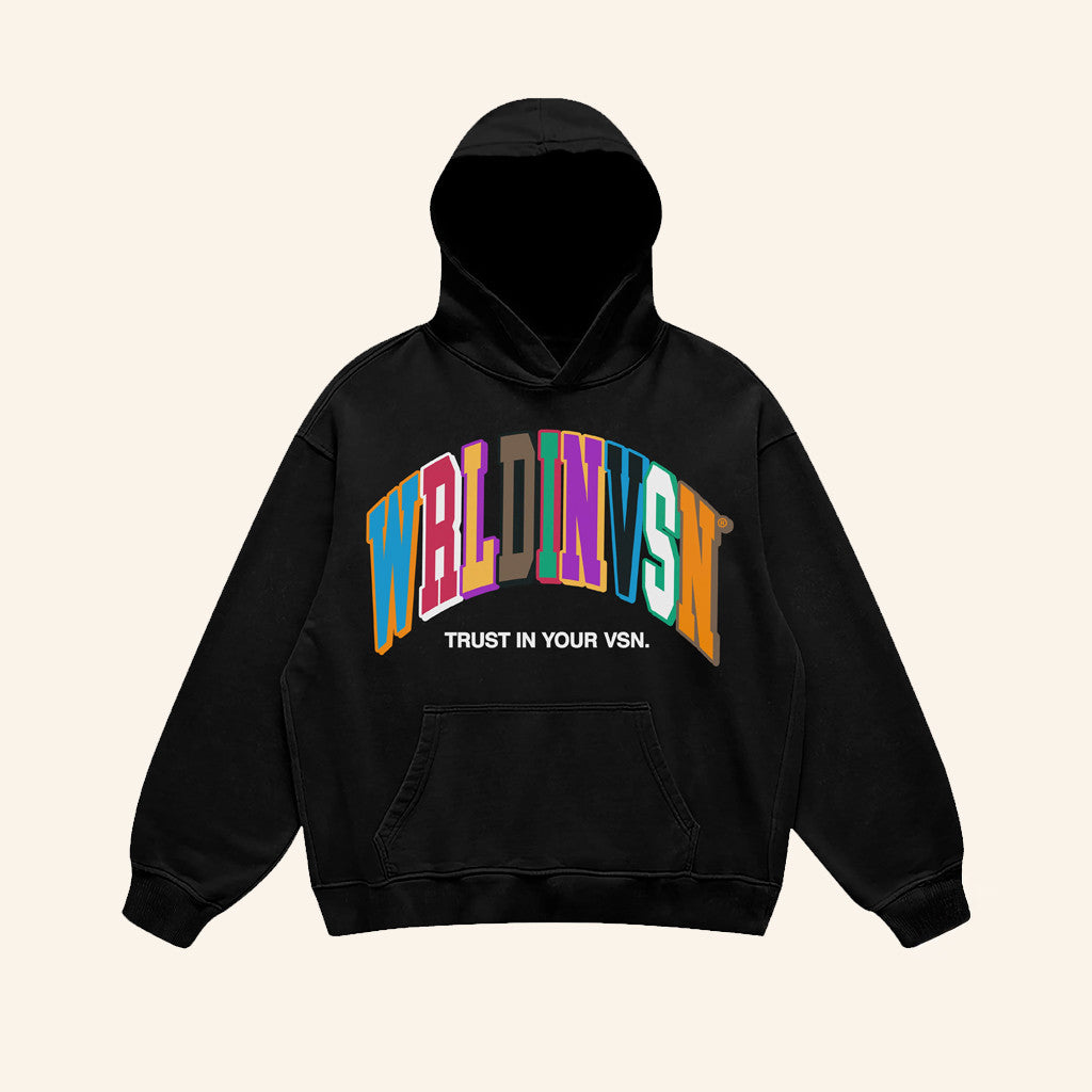 WRLDINVSN Merch Big Arch Hoodie Trust In Your VSN Hoodie Gifts For Brother