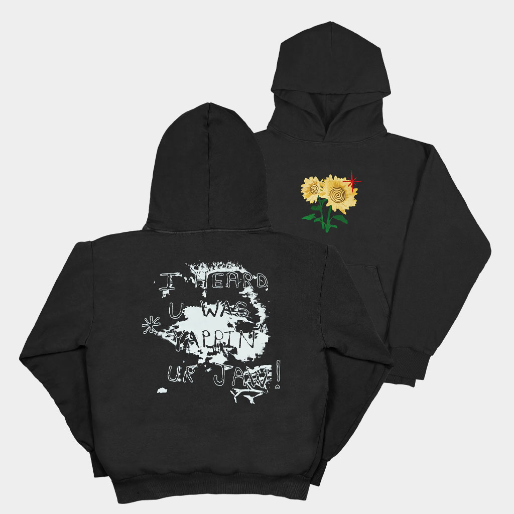WUNDERWORLD Merch I Heard U Was Yappin Ur Jaw Sunflower Hoodie Birthday Gift For Sister Merch 2026