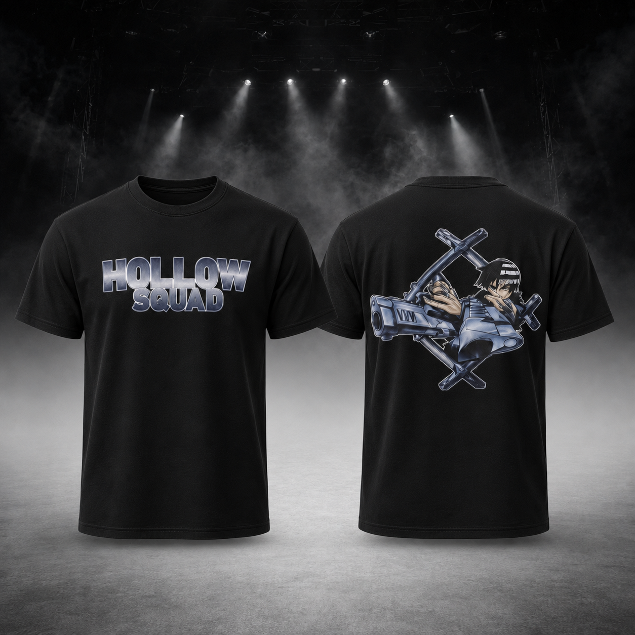 Xavier Wulf Tour 2026 Hollowsquad LA Death The Kid Black T-shirt
