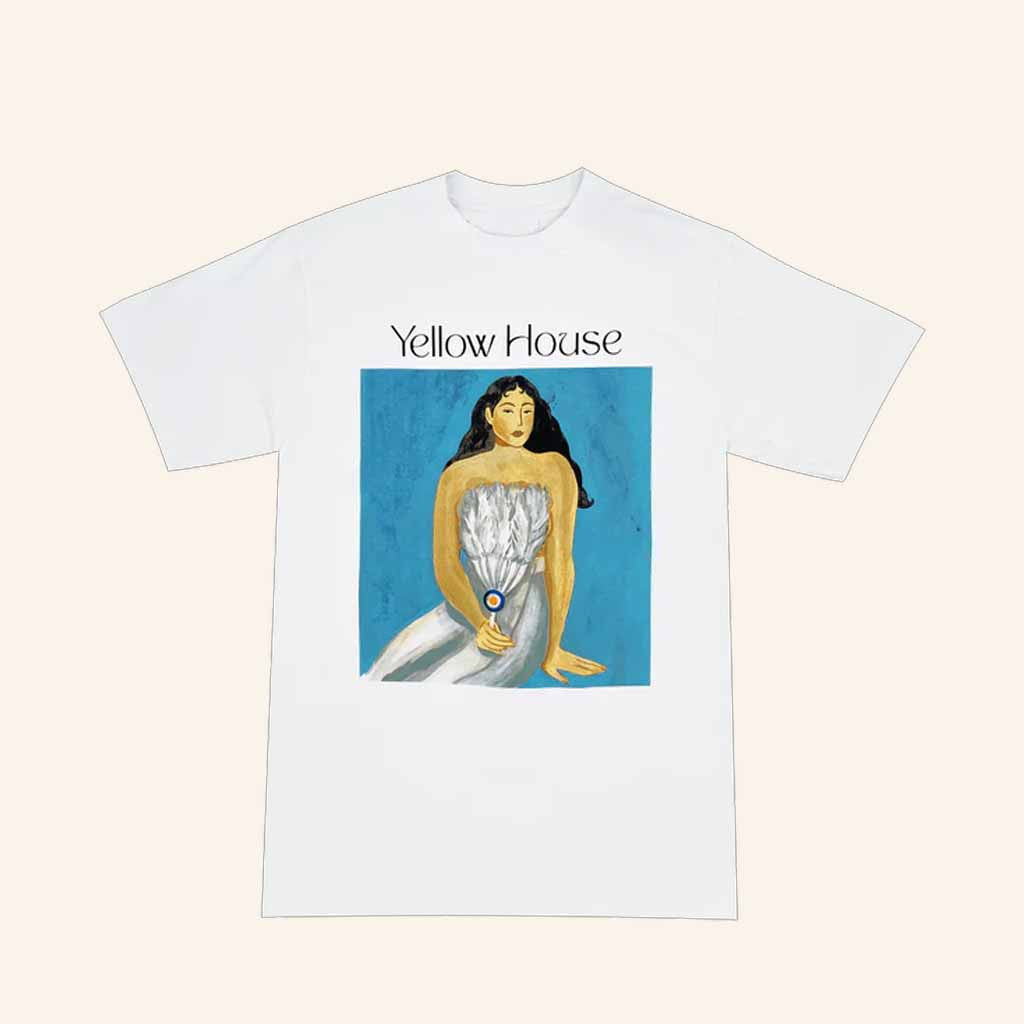 Yellow House Merch Tahitian Blue Woman Artwork T-Shirt Best Gifts For Friend