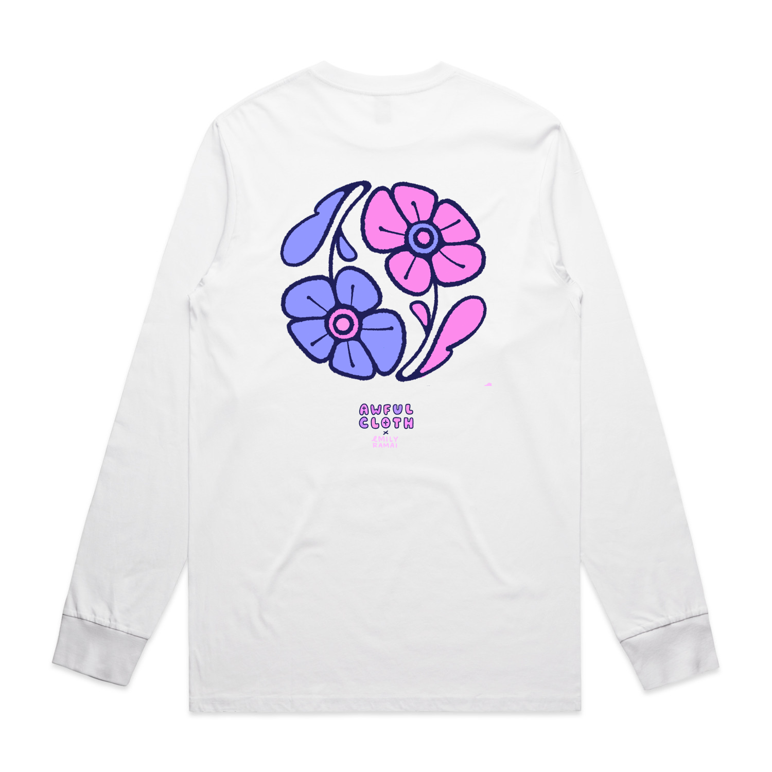 Yin Yang Floral Tee - Emily Ramai Kim Artist Collaboration