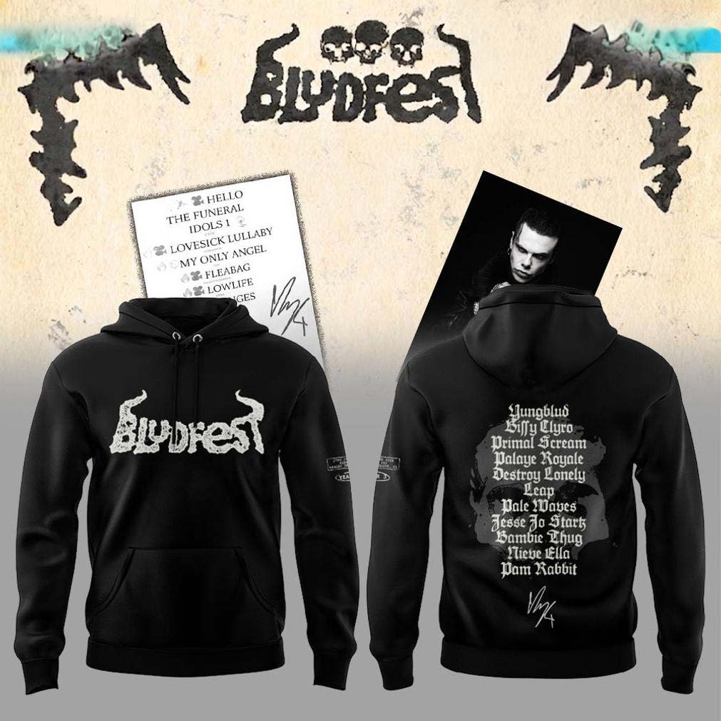 Yungblud Army x Idols The World Tour Black Hoodie - Perfect Streetwear Gift Idea for Fans