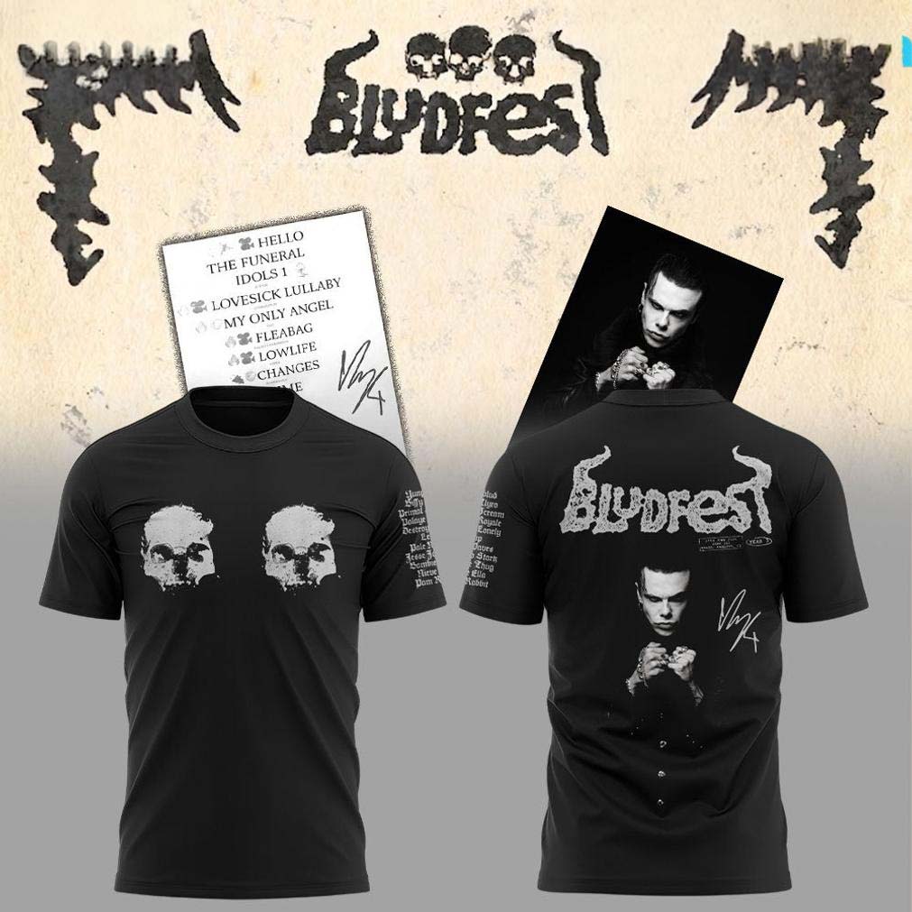 Yungblud Army x Idols The World Tour Skull T Shirt - Best Gift for Fans
