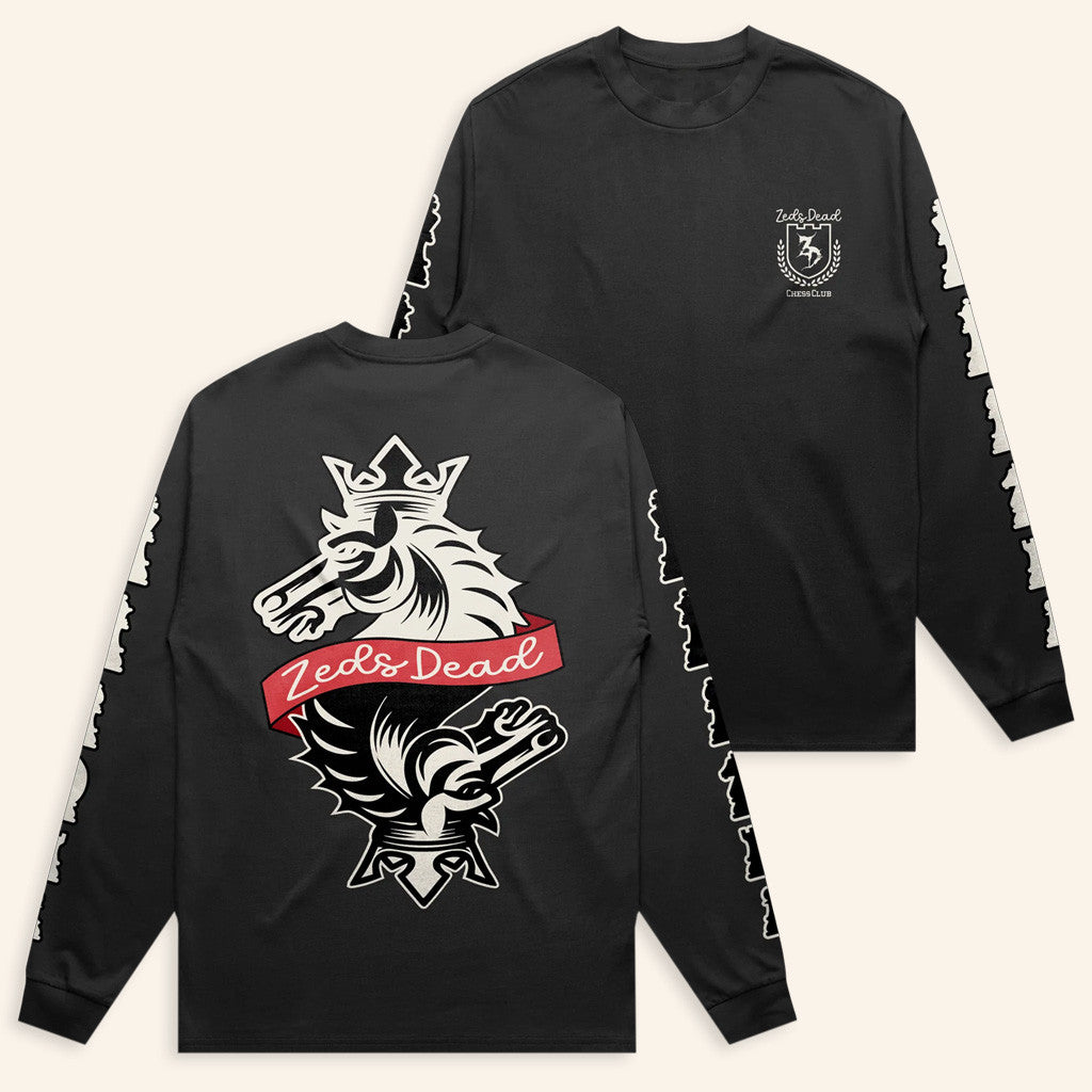 Zeds Dead Merch Chess Club Long Sleeve T-Shirt Best Gifts For Husband